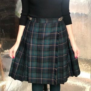 Lauren Ralph Lauren Wool Tartan Skirt